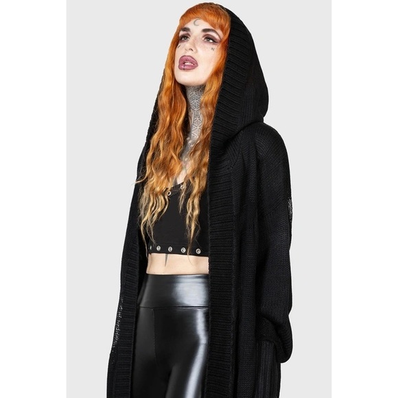 Killstar Red Rains Cardigan - Picture 2 of 8